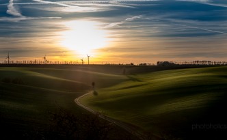 Landschaftsaufnahme Vogelsberg Thüringen
